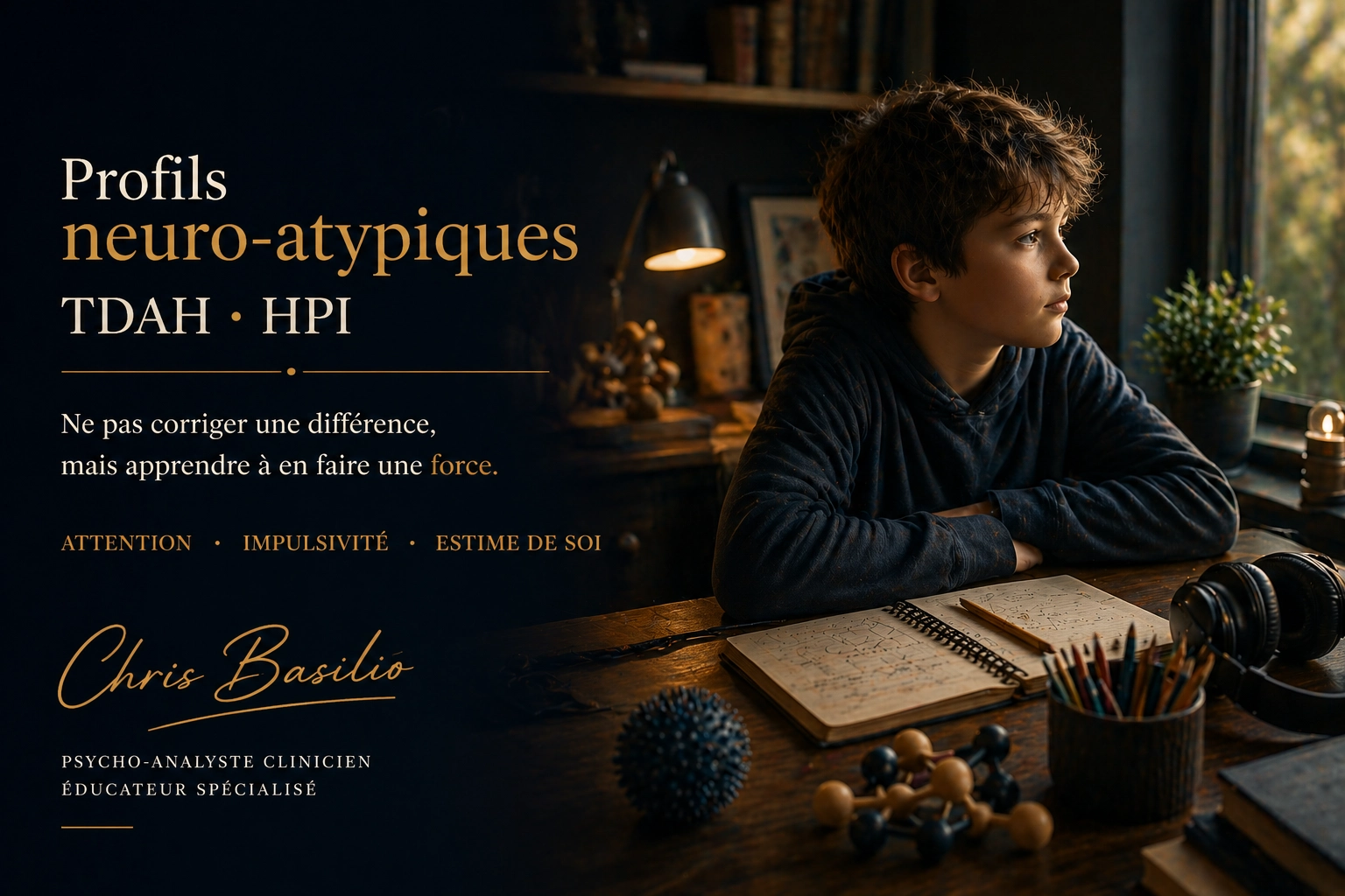 Accompagnement TDAH enfant - Chris Basilio, Grasse