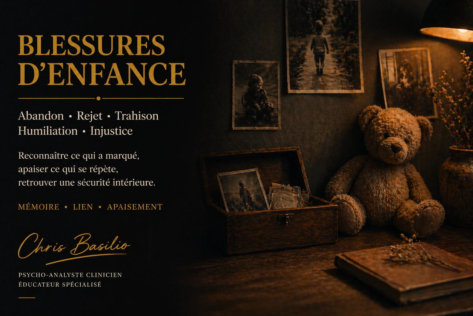 Blessures de l'enfance - Chris Basilio, Grasse