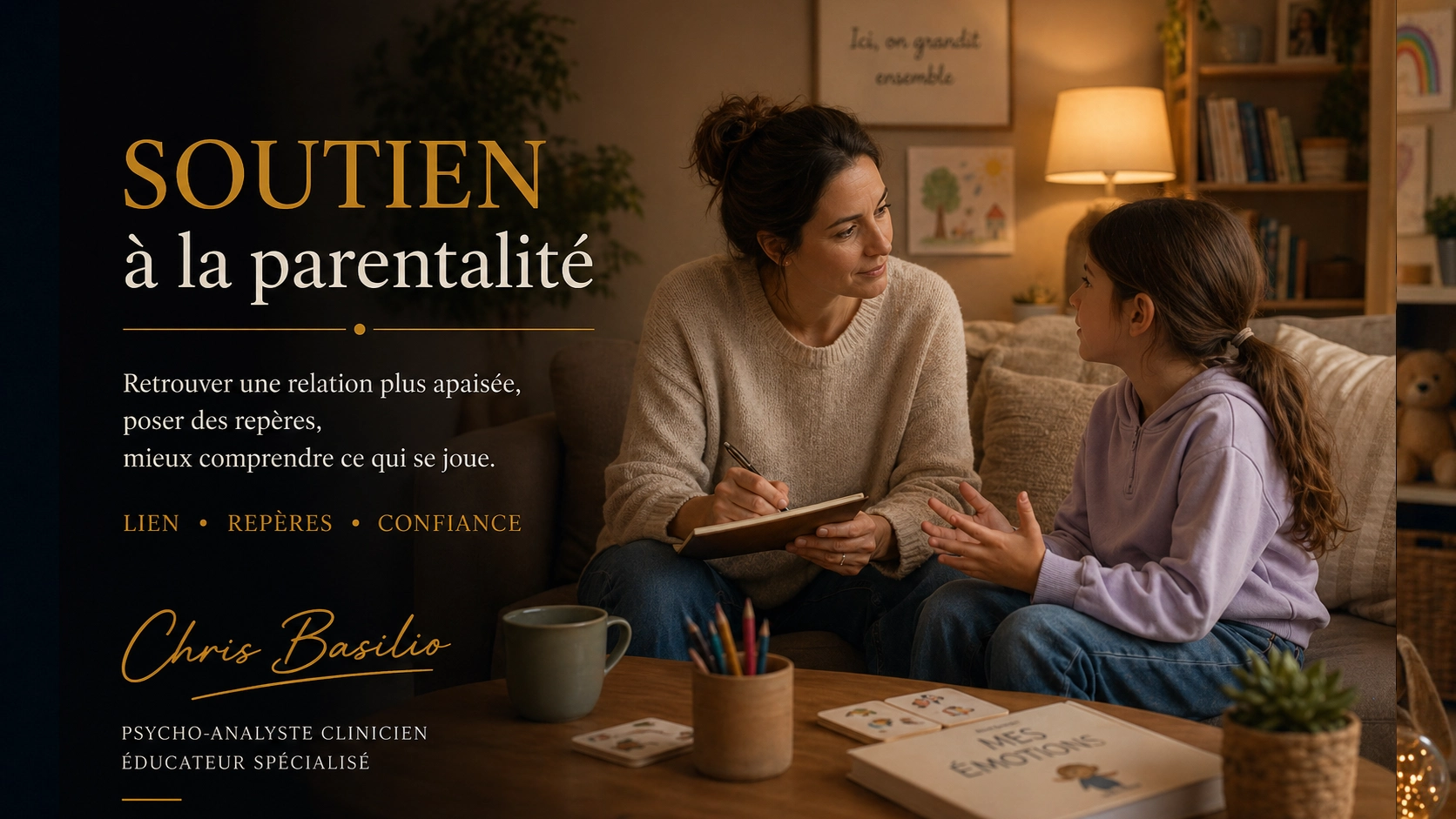 Soutien à la parentalité - Chris Basilio, Grasse