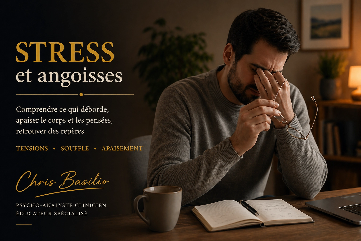 Stress et angoisse - Chris Basilio, Grasse